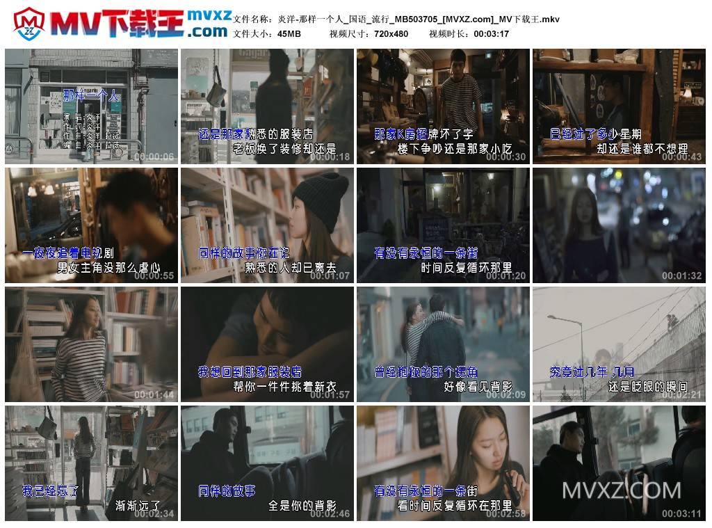 炎洋-那样一个人_国语_流行_MB503705